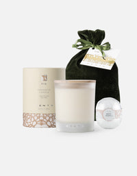 Fig Candle and Bath Truffle Holiday Set